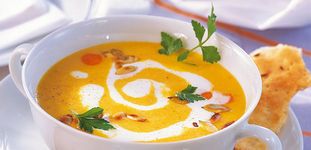 Kürbiscremesuppe