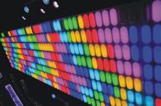 Partylounge LED-Decke